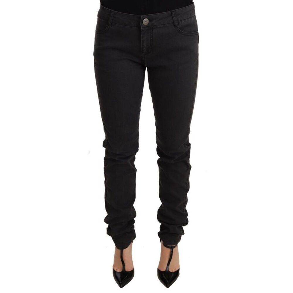PINKO Slimfit Ankle Jeans Women Black Jeans & Pants